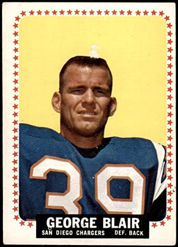 1964. Topps 156 George Blair San Diego Chargers Good Chargers Mississippi