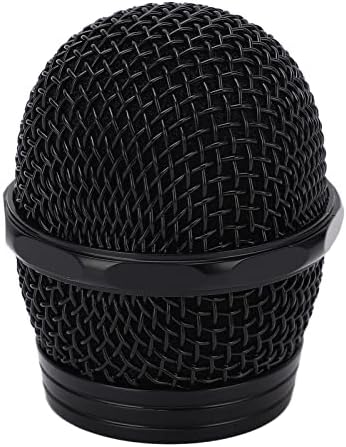 Mikrofonska kuglana glava, crni rešetka od nehrđajućeg čelika mrežica za zamjenu mikrofona s roštiljem