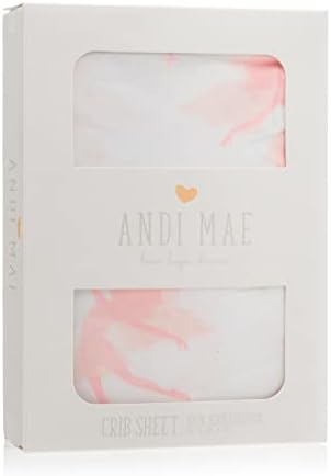 Andi Mae Crib List - Pink Fairy - Jersey Cotton - Odgovara Standard krevetić ili madrac za malu djecu
