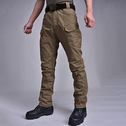 Teretne hlače muškarci, muške ležerne teretne hlače Flex Army Camo Vojne hlače rastežući teret lagane borbene planinarske radne hlače