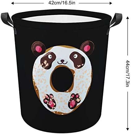Zabavna košara za rublje s krafnama Panda sklopiva košara za pohranu torba za košaru za odjeću kućne košare za spavaonice