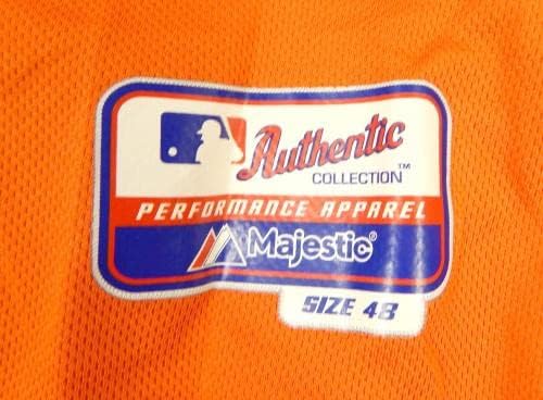 2013-19 Houston Astros 67 Igra Korištena narančastog Jersey Naziva ploča uklonjena 48 dp23632 - igra korištena MLB dresova