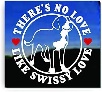 Nema ljubavi poput švicarske ljubavi | Nickerickers® vinil naljepnica naljepnica za planinu Mountain Mountain Mountain