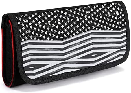 Slučaj za nošenje crne američke zastave za zaštitnu torbu za zaštitu putnika s utora za igračke kartice