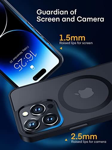 Sezona.c Magnetic za iPhone 13 Pro Max Telefon Magsafe muškarci Silikonski meki rubovi guma, kompatibilni s nabojem novčanika [MIL-Odjel