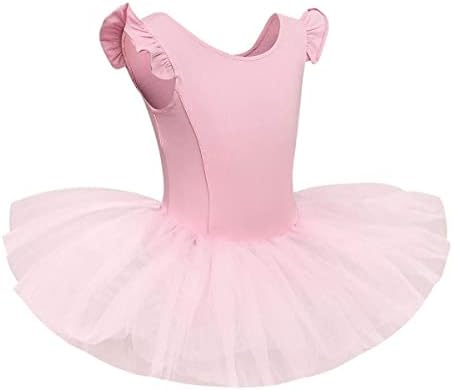 Idopip mališani djevojaci djevojke ruffle lepršavi balet plesna haljina tutu suknjena leotarda balerina plesna odjeća gimnastika kostim