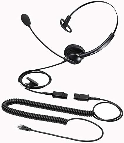 Telefonske slušalice s RJ9 Jackom za urede, fiksne slušalice, slušalice s Call Center W/Ukivanje buke Microphone za poslovni telefon,