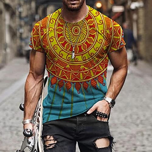 Muška majica kratkih rukava s printom od 3 inča Personalizirana modna majica s kapuljačom modna majica s kratkim rukavima