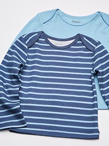 Dječja majica s dugim rukavima Za Djevojčice, rastezljivi pulover od mekog dresa s raširenim ramenima za bebe i malu djecu, 4 pakiranja