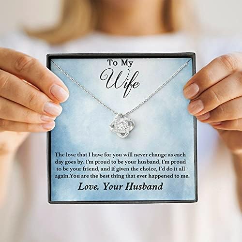 Ogrlica moje supruge - Pokloni za ženu, rođendanski poklon za ženu, muž i ženu ogrlicu, poklon Ogrlice za ogrlicu moje supruge Ogrlice