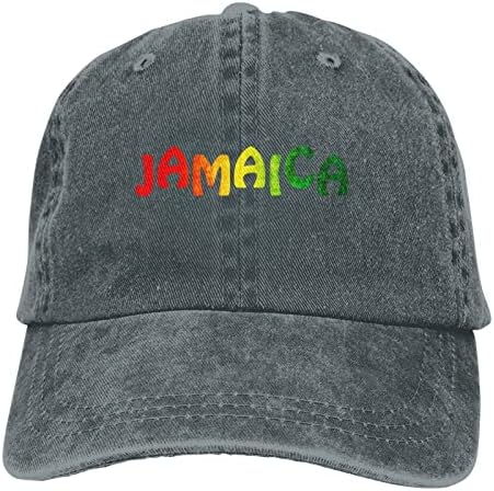 Jamaica reggae bejzbolske kape smiješne unisex soft casquette kapice modni traper šešir vintage podesiva crno