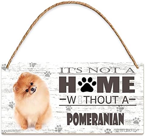 Ljubitelj kućnih ljubimaca Wood Sign Personalizirani pseći drveni ploča Viseća umjetnost Lijep štene Dekor To nije dom bez Chihuahua