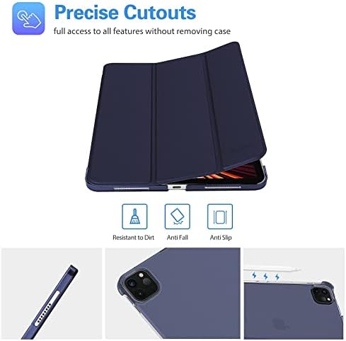 ProCase iPad Pro 11 slučaj 2021 2020 2018 paket pametnog naslovnice s iPad Pro 11 slučajem tipkovnice za iPad Pro 11 inčni 3. gen /