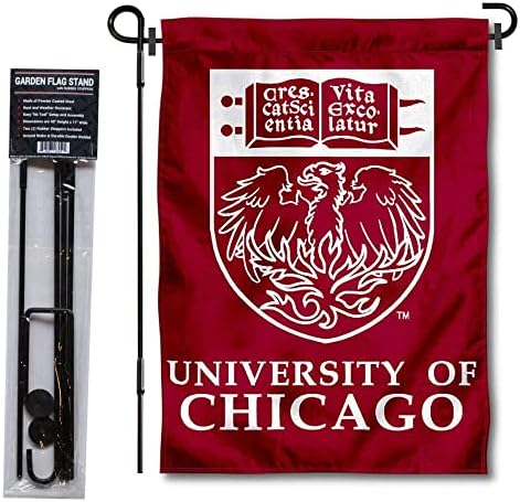 University of Chicago Garden Flag and Flag Stand Welder Set