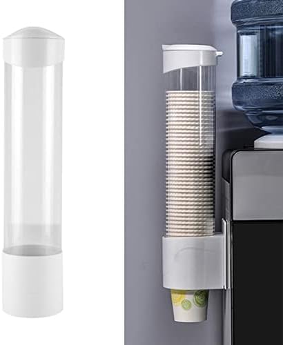 Dozator za šalice od 7,5 cm od 50 šalica prikladan spremnik automatski uklonjivi držač za čaše za kućni ured bolnički dozator