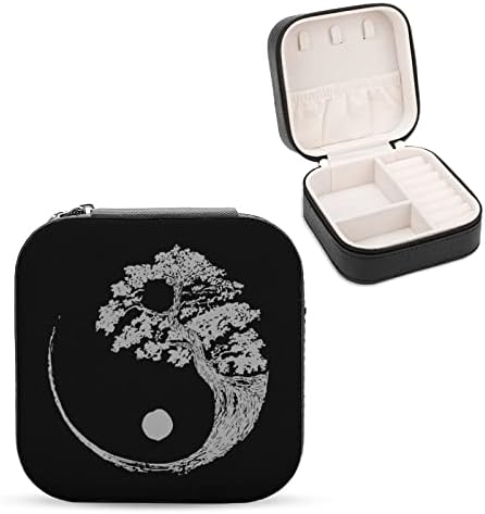 Yin yang bonsai stablo japansko žensko premium putovanja mali nakit kutija ogrlica Organizator za skladištenje prstena mini zaslon