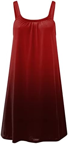 Ženska ljetna ležerna haljina ležerni kratki rukav s vratom čamca kontrastne boje koji skriva trbuh, opušteni ljetni sarafan
