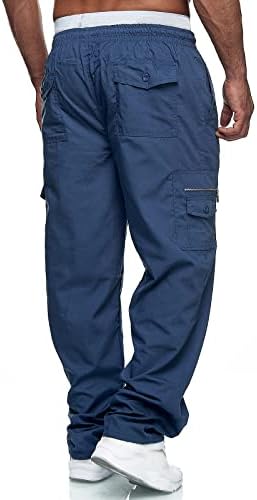 Teretne hlače za muškarce Slim Fit casual radne hlače na otvorenom taktičke hlače planinarski joggers hlače s više džepova
