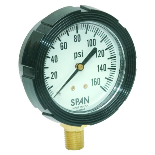 Span LFS-210-1000-G-CERT serija LFS-210 NIST certificirana mjerač tlaka ispunjenog tekućinom s ograničavanjem pulsacije, 0 do 1000