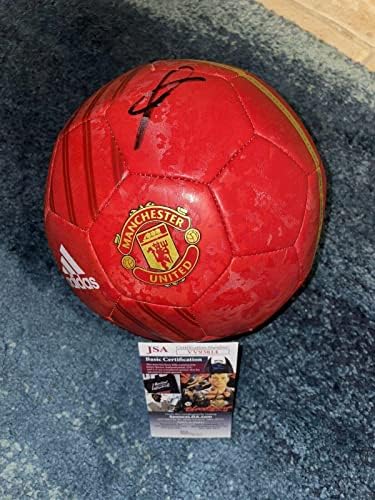 Paul Pogba potpisao službeni Manchester United Soccer Ball France JSA VV 93814 - Autografirane nogometne lopte
