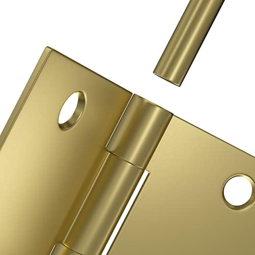 6pack zlatne šarke na vratima 3 ½ x 3 ½ s kvadratnim uglovima mesingane zlatne šarke od mesinganih zlatnih šarki unutarnjih vrata ravni
