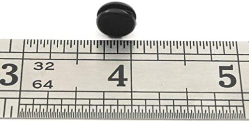 Gumeni čep - odgovara rupi od 1/4 inča u ploči debljine 1/16 inča- čahura bez rupe - čvrsti čep u ravnini - brtvi rupu u metalnim pločama-osigurava