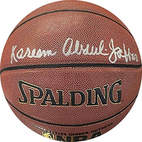 Karrem Abdul -Jabbar Autografirani Spalding I/O košarka - Košarka s autogramima