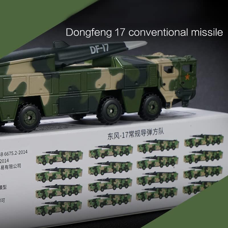 Natefemin legura 1: 100 ljestvica Dongfeng 17 Konvencionalna model vozila za raketne vozile Simulacijski model vozila za prikaz prikupljanja