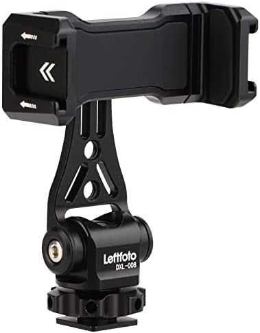 LeftFoto Multifunkcionalni Univerzalni aluminijski adapter za nosač telefona, Telefonski stativ s hladnom cipelom i nit od 1/4 , držač
