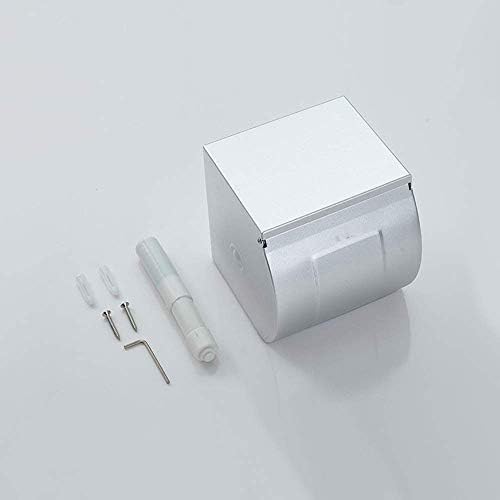 Slamni papirnati ručnik držač ručnika- zidni dozator za tkivo kupaonice, aluminijski rolni dozator za ručnik, potpuno zatvoreni držač