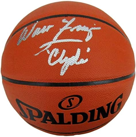 Walt Frazier Hof Knicks potpisan/inscr Spalding košarka JSA 159481 - Autografirane košarke