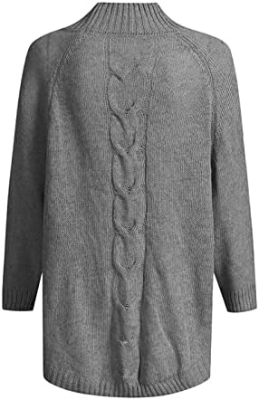 Jeseni džemperi džemperi ženski batwing dugi rukavi rebrasti pleteni ležerni mekani džemperi od pulovera solid kabel vrh vrh