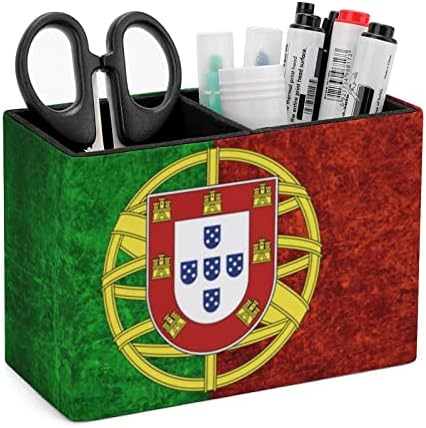 Vintage portugalska zastava PU kožna olovka za olovke multifunkcionalna olovka Organizator za uzorkovanje u uzorku za ured za ured