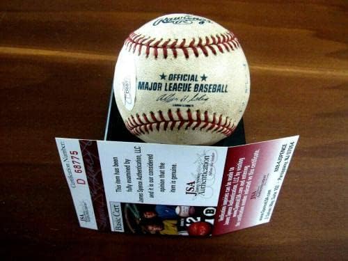 Mariano Rivera NY Yankees Hof spašava Champ potpisan auto OML Game Rabljeni bejzbol JSA - MLB Autographed Game koristio je bejzbol
