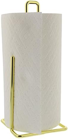 Cuisinart držač papirnatog ručnika od nehrđajućeg čelika s kvadratnom geometrijskom bazom i potpornom rukom za pomoć u suzama - Doparnici