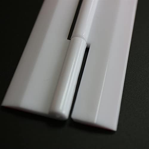4 x 150 mm bijele akrilne šarke. Nije potrebno ljepilo, samo -ljepljivo. Bijeli plastični akril, 5 29/32-4 pakiranje-