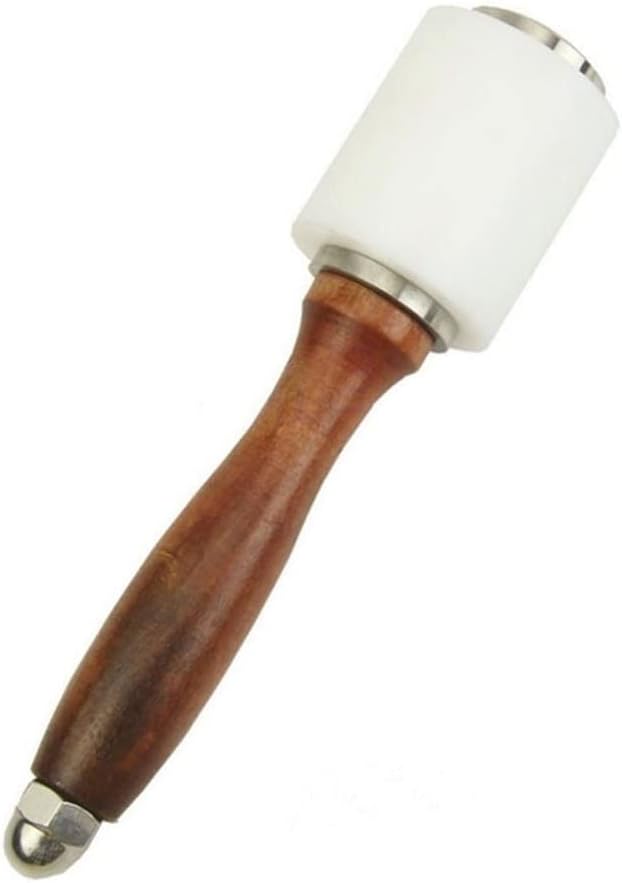Najlon čekić kože rezbarenje čekića šiva kožni komplet alata s drvenom ručkom