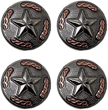 Challenger set od 4 Conchos Western sedle Tack Copper Lone Star CO548