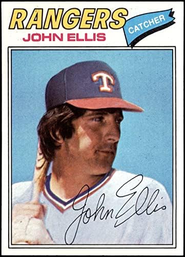 1977. Topps 36 John Ellis Texas Rangers NM/MT+ Rangers