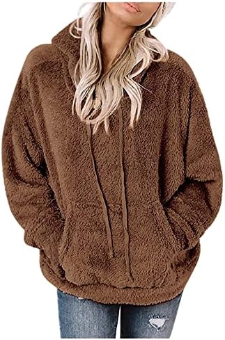 Uofoco ženske božićne modne kapuljače i dukseve zip up hoodie fleece pulover džemperi udobne kapuljače za tinejdžere djevojke