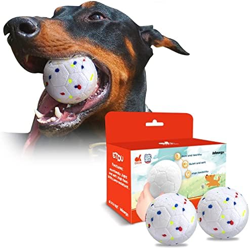 Oken pseće igračke kuglice, snažna lopta za trening psa i lopta za trening psa, čvrsta gumena kugla, plovka na vodi interaktivne igračke