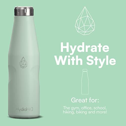 Hydro H2O 25oz boca od nehrđajućeg čelika, vakuum izolirana lagana sportska metalna boca, moderna bokvica bez BPA, dvostruki zid izoliran