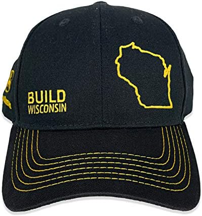 John Deere Build State Ponos Full Twill Hat-Black and Grey