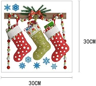 Božićne čarape adventske kreativne božićne Zidne naljepnice pozadina dječje sobe zidni ormar Božićni ukrasi naljepnice za božićne ukrase