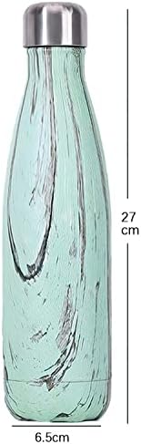 Daymoo boca s vodom, izolirani vakuum od nehrđajućeg čelika dvostruko zid sportska boca vode 17oz, cola oblik putovanja termos tikvica