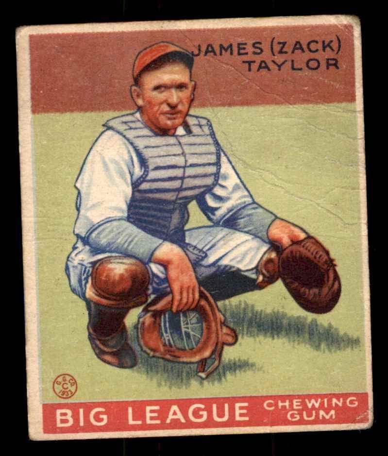 1933. Goudey 152 Zack Taylor Chicago Cubs Dobri Cubs