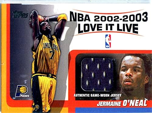 Jermaine O'Neal 2003 Topps -a iz Jersey Card - Nepotpisane košarkaške karte