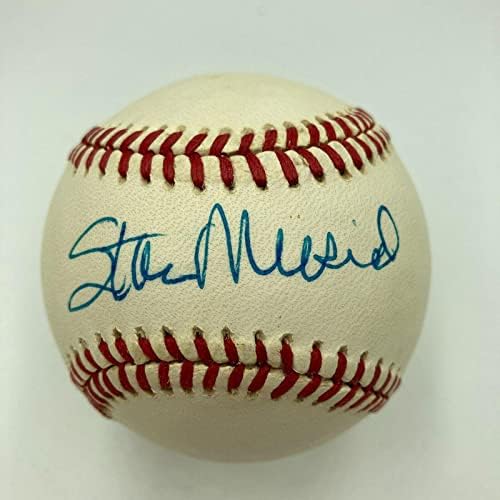 Mint Stan Musial potpisao je službeni bejzbol JSA CoA iz 1980. godine - Autografirani bejzbol