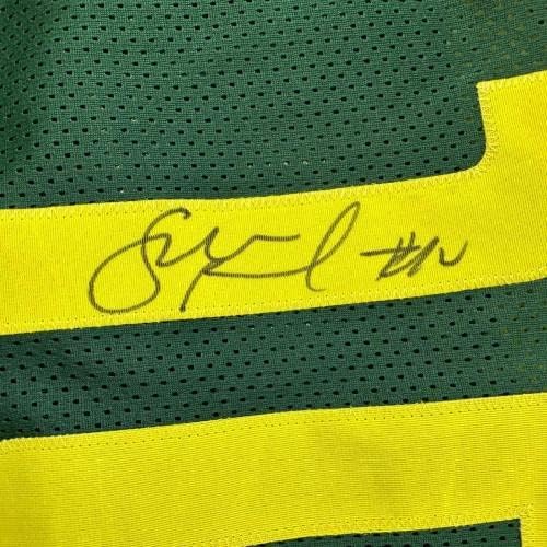 Autografirani/potpisani Sue Bird Seattle Green Basketball Jersey JSA CoA - Autografirani fakultetske košarke