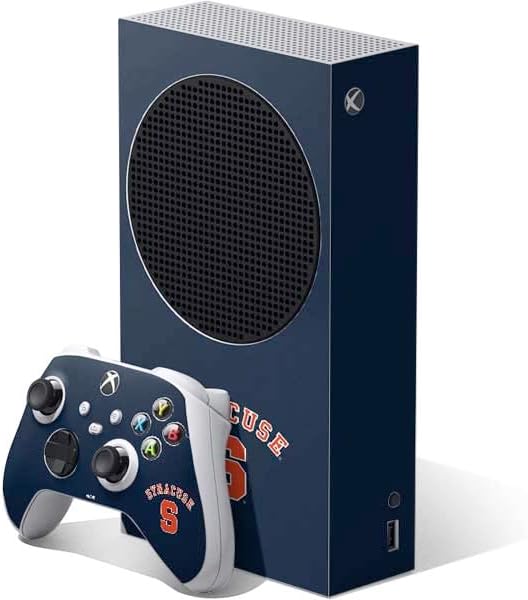 Skin Declal Gaming Skin Kompatibilno s Xbox serijskom konzolom + kontroler - Službeno licencirani Syracuse S Blue Design